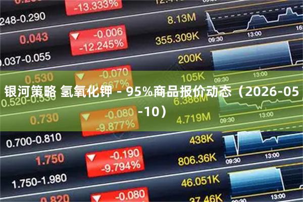 银河策略 氢氧化钾－95%商品报价动态（2026-05-10）